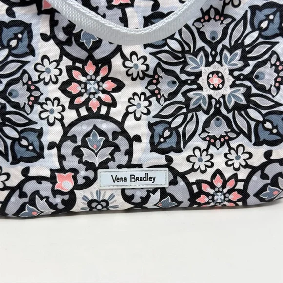 Vera Bradley Lighten Up Insulated Canvas Lunch Bag Tote Lisbon Medallion - Picture 3 of 16